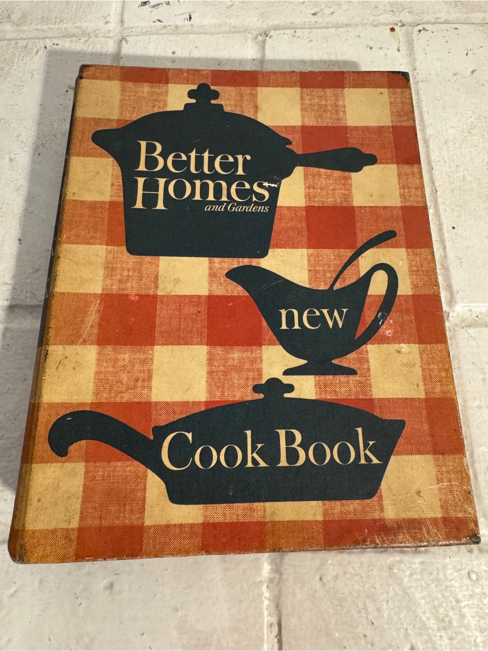 Vintage Better Homes and Gardens New Cook Book 5 Ring Binder Plaid